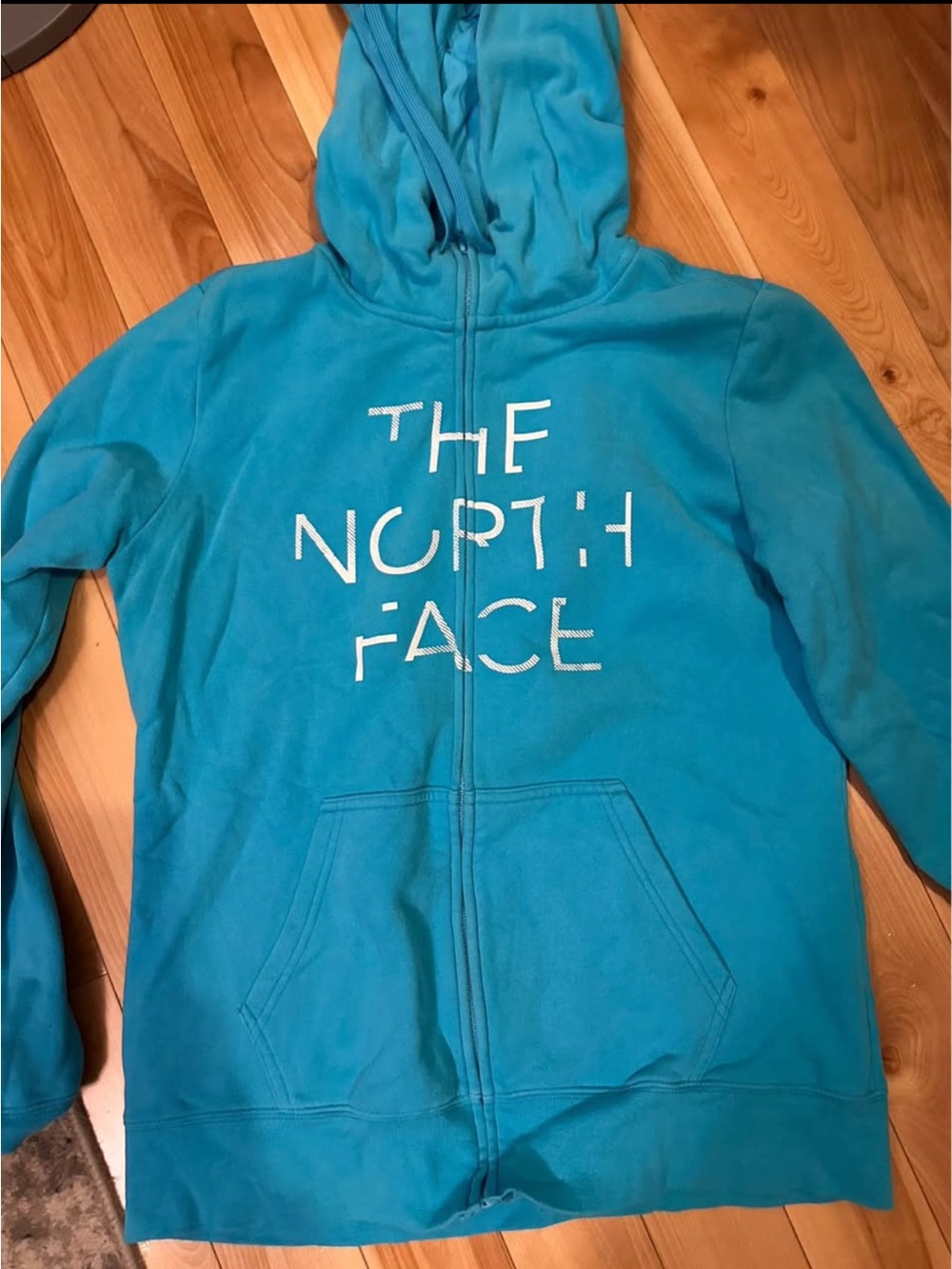 The North Face Turquoise Full-Zip Hoodie